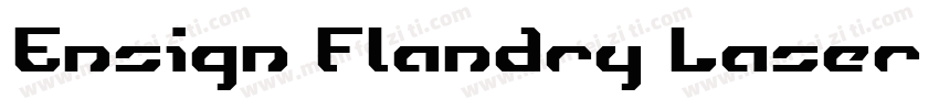 Ensign Flandry Laser Italic字体转换